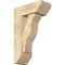 Ekena Millwork Funston Slat Rough Sawn Bracket w/ Offset Brace, Douglas Fir, 6"W x 14"D x 22"H BKT0604X14X22FST06RDF - alternate 1